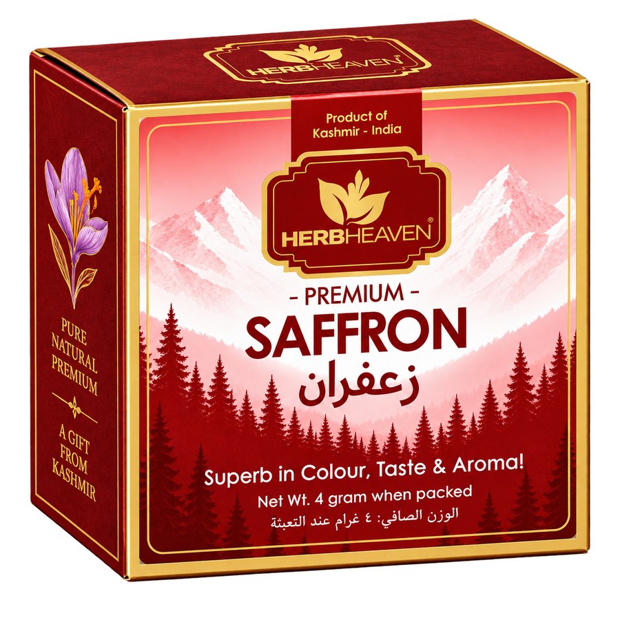 Herb Heaven premium saffron box