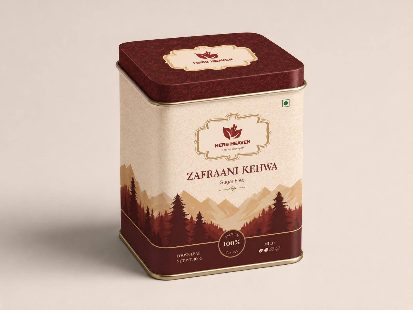 Tea leaves and a warm cup of kahwa